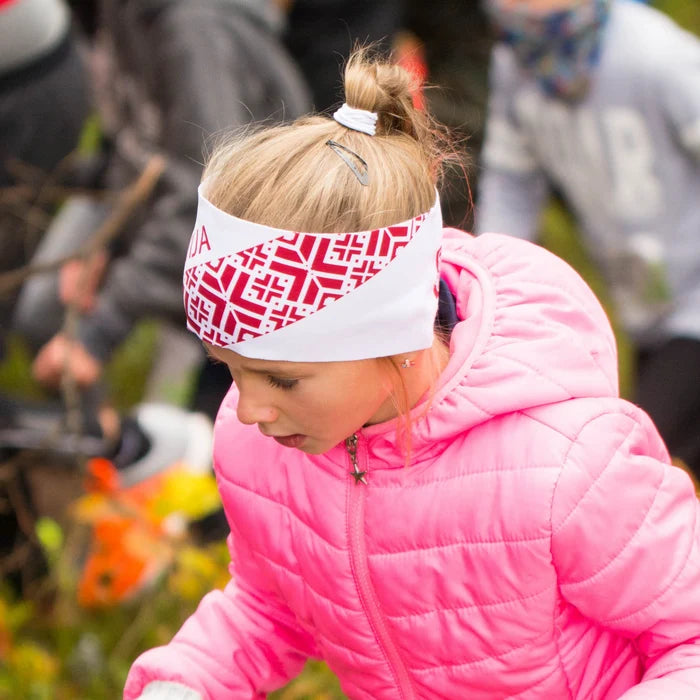ELEVEN SPORTSWEAR DOLOMITI headband LATVIA white - ELEVEN SPORTSWEAR - Evelostore