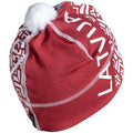 ELEVEN SPORTSWEAR EDDIE Latvia beanie - red - ELEVEN SPORTSWEAR - Evelostore