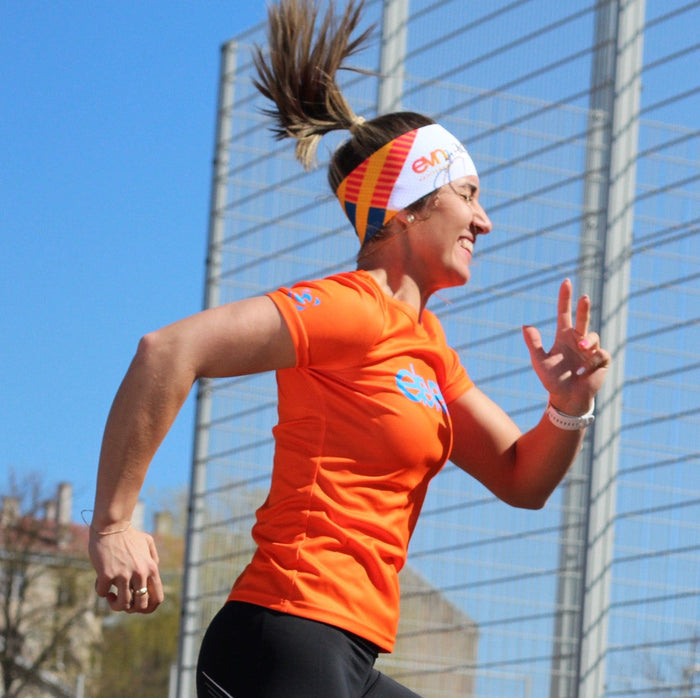 ELEVEN SPORTSWEAR Headband AIR BARS orange