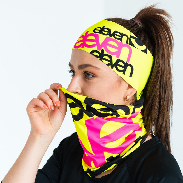 ELEVEN SPORTSWEAR Headband Dolomiti FLUO F11 pink