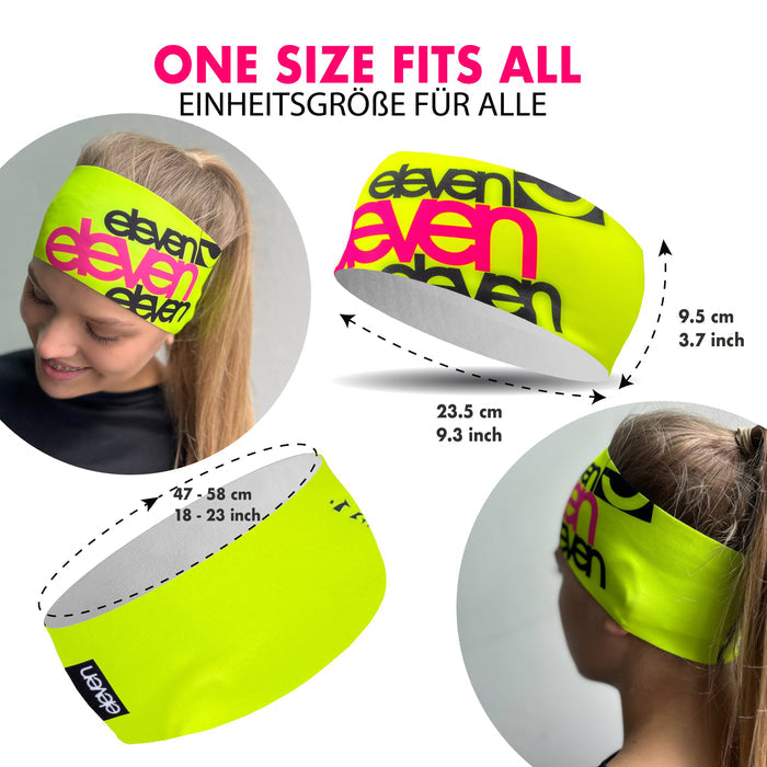 ELEVEN SPORTSWEAR Headband Dolomiti FLUO F11 pink