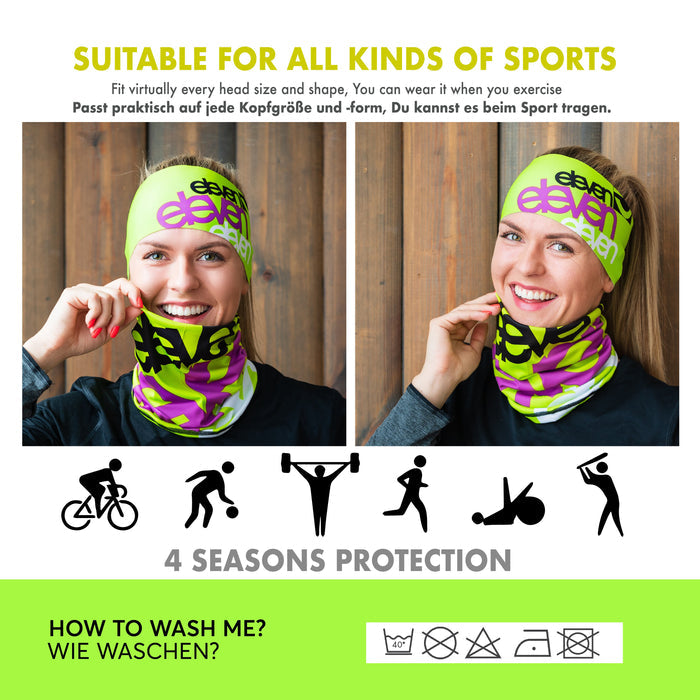 ELEVEN SPORTSWEAR Headband Dolomiti FLUO F14