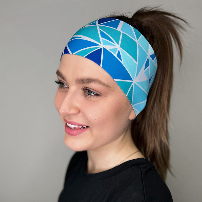 ELEVEN SPORTSWEAR Headband Dolomiti OUTLINE Turquoise