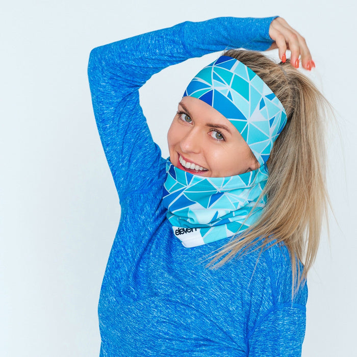 ELEVEN SPORTSWEAR Headband Dolomiti OUTLINE Turquoise