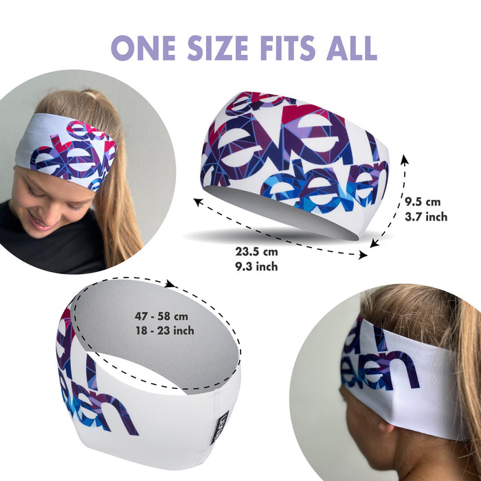 ELEVEN SPORTSWEAR Headband Dolomiti Outline white