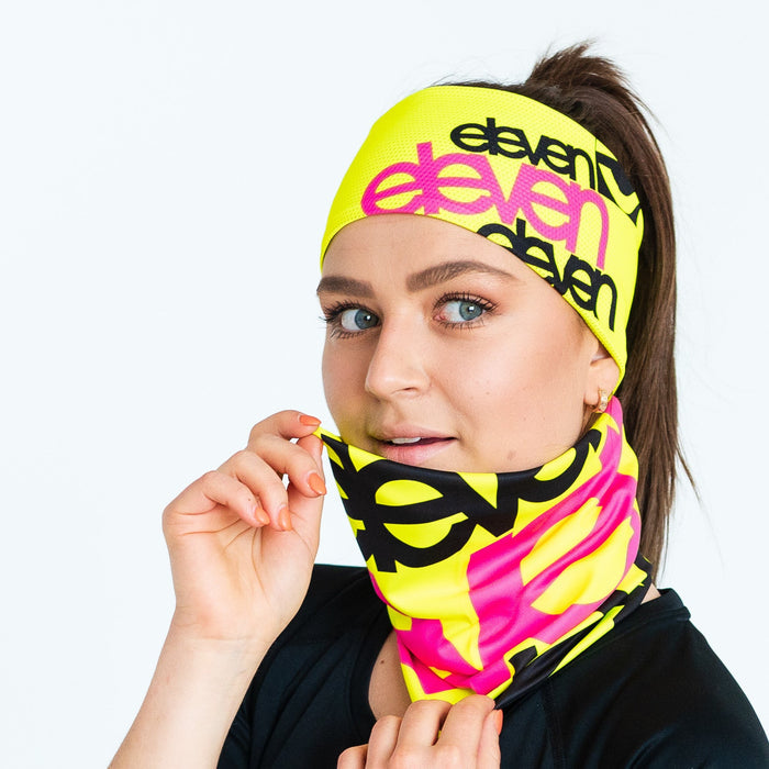 ELEVEN SPORTSWEAR Headband SILVER FLUO F11