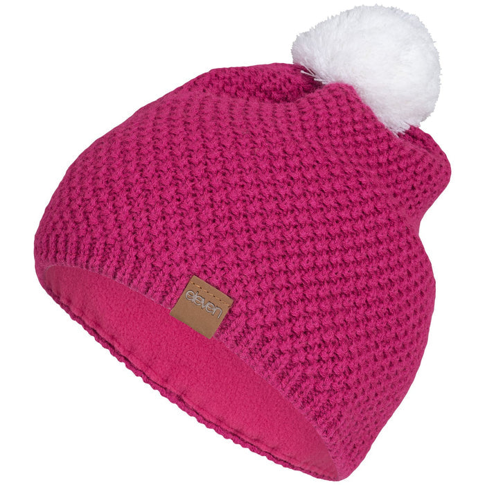 ELEVEN SPORTSWEAR Knitted beanie EVAN dark pink