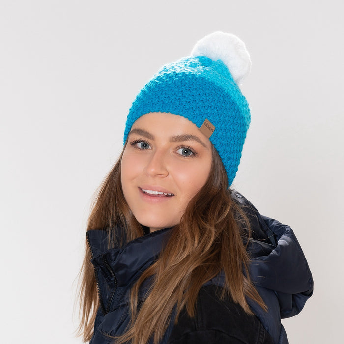 ELEVEN SPORTSWEAR Knitted beanie MAD blue/light blue