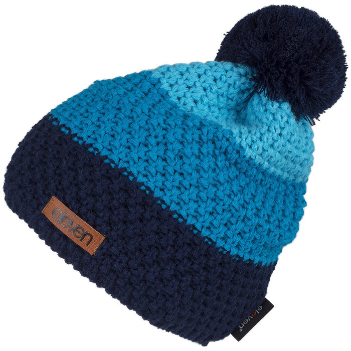 ELEVEN SPORTSWEAR Knitted beanie POM blue