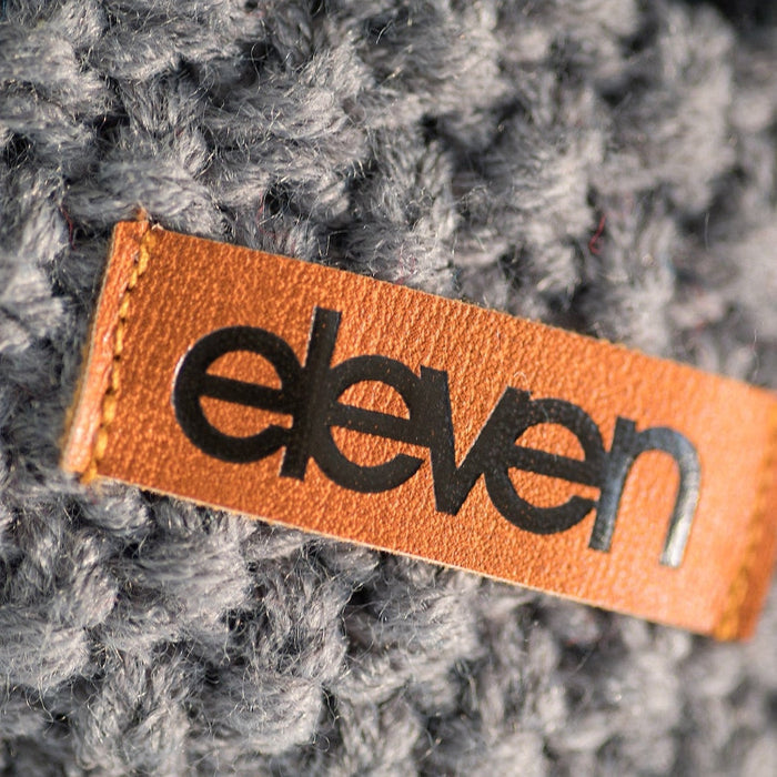 ELEVEN SPORTSWEAR Knitted beanie POM grey