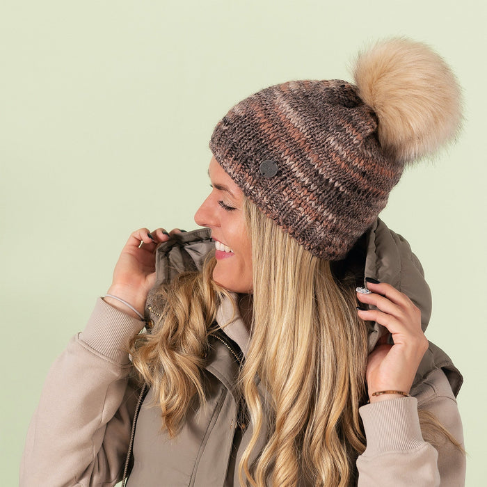 ELEVEN SPORTSWEAR Knitted beanie SIA brown