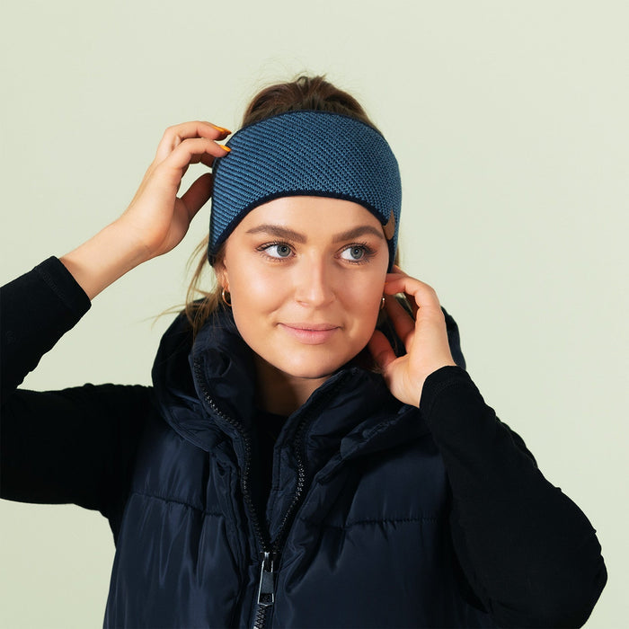ELEVEN SPORTSWEAR Knitted headband - blue