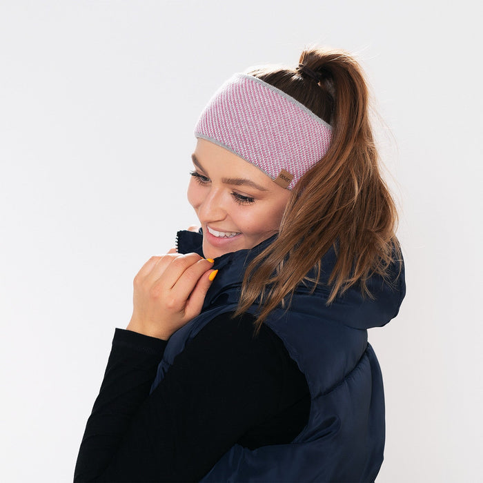 ELEVEN SPORTSWEAR Knitted headband - pink