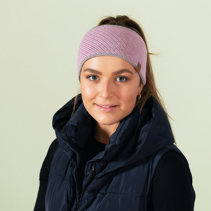 ELEVEN SPORTSWEAR Knitted headband - pink