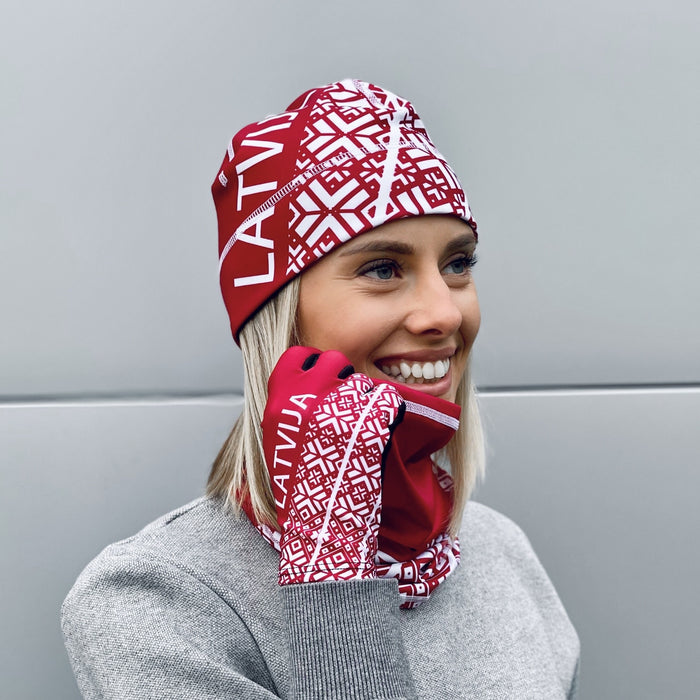 ELEVEN SPORTSWEAR MATTY LATVIA cap - red - ELEVEN SPORTSWEAR - Evelostore