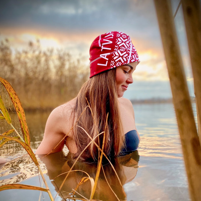 ELEVEN SPORTSWEAR MATTY LATVIA cap - red - ELEVEN SPORTSWEAR - Evelostore