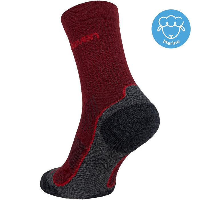 ELEVEN SPORTSWEAR Merino Vento Socks - chianti