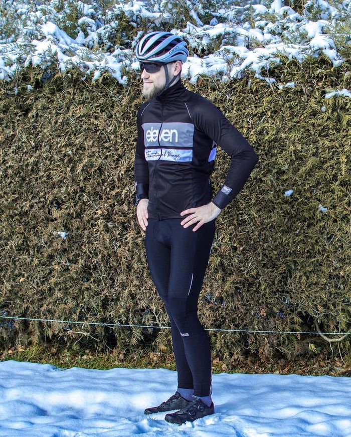 ELEVEN SPORTSWEAR MIRROR THERMO long pants - black - ELEVEN SPORTSWEAR - Evelostore
