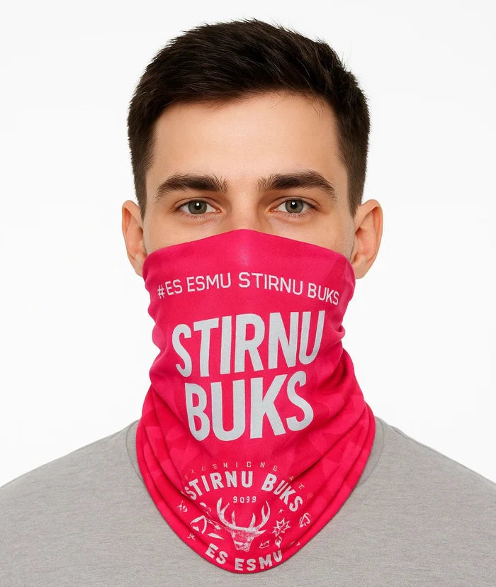 ELEVEN multifunctional scarf cap STIRNU BUKS - pink - ELEVEN SPORTSWEAR - Evelostore