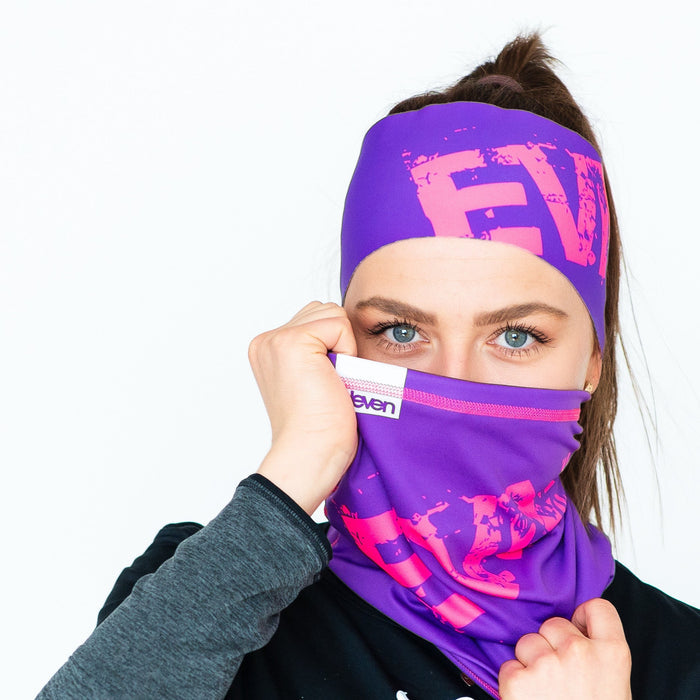 ELEVEN SPORTSWEAR Multifunctional scarf EVN purple
