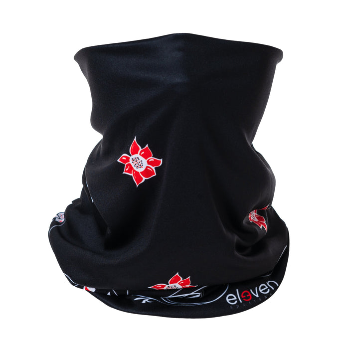 ELEVEN SPORTSWEAR Multifunctional scarf FLOWER black