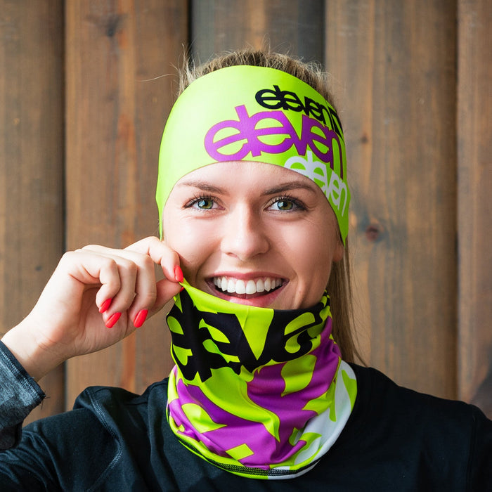 ELEVEN SPORTSWEAR Multifunctional scarf FLUO F14
