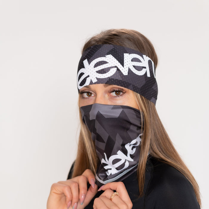 ELEVEN SPORTSWEAR Multifunctional scarf VERTICAL black