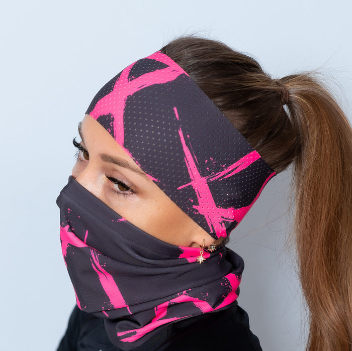 ELEVEN SPORTSWEAR Neck warmer XI pink