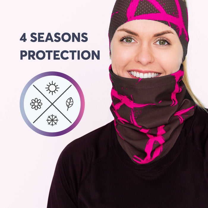 ELEVEN SPORTSWEAR Neck warmer XI pink