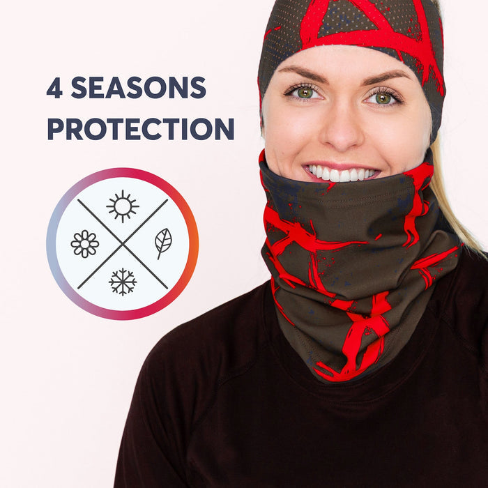 ELEVEN SPORTSWEAR Neck warmer XI red