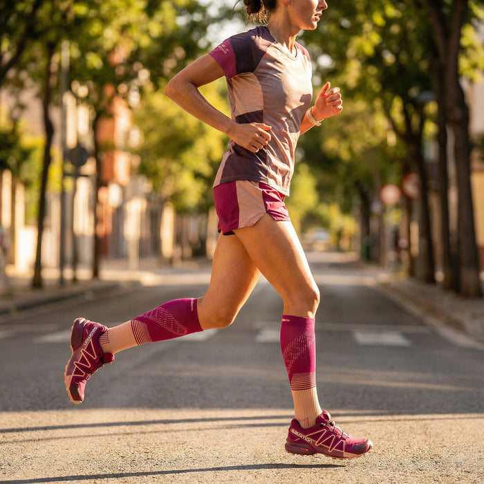 ELEVEN SPORTSWEAR POWERFLOW Long compression socks - aliante - ELEVEN SPORTSWEAR - Evelostore