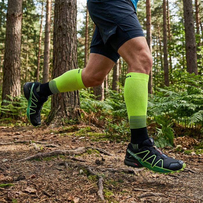 ELEVEN SPORTSWEAR POWERFLOW Long compression socks - anthracite - ELEVEN SPORTSWEAR - Evelostore