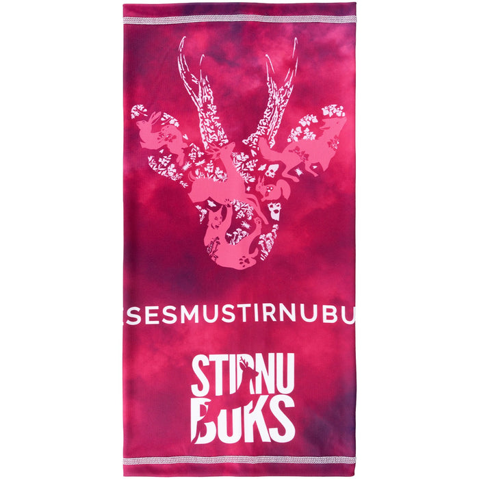 ELEVEN SPORTSWEAR scarf cap STIRNU BUKS pink