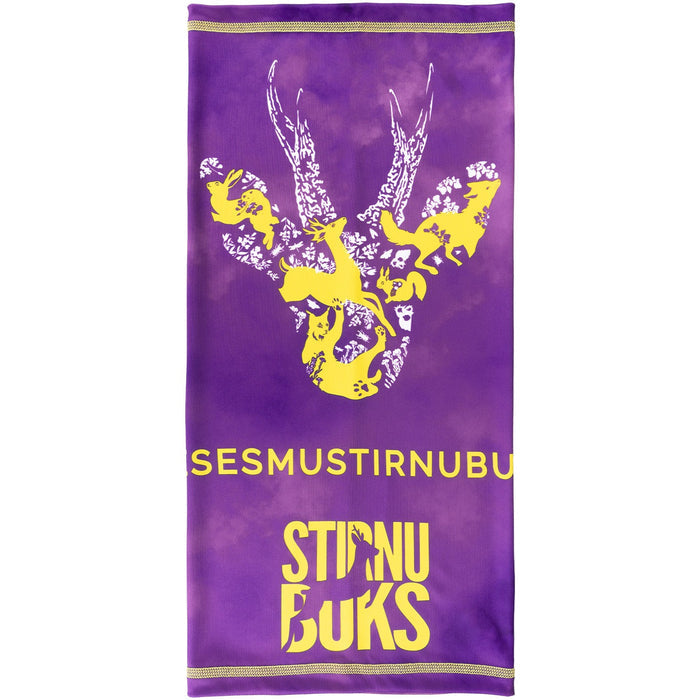 ELEVEN SPORTSWEAR scarf cap STIRNU BUKS purple