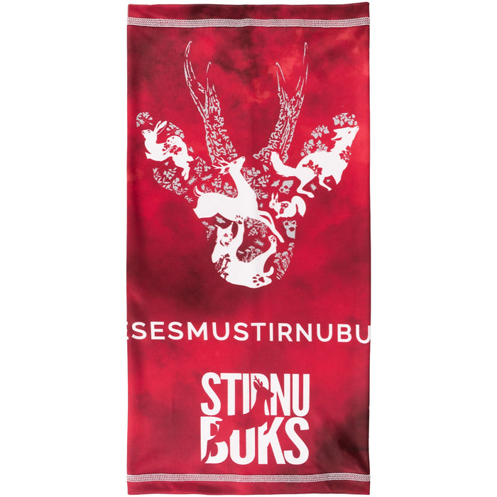 ELEVEN SPORTSWEAR scarf cap STIRNU BUKS red