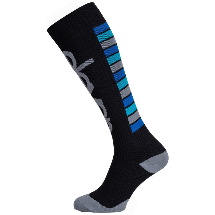 ELEVEN SPORTSWEAR STRIPE Long compression socks - grey