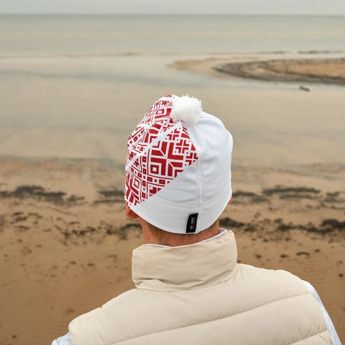 ELEVEN SPORTSWEAR SVEN beanie LATVIA white - ELEVEN SPORTSWEAR - Evelostore