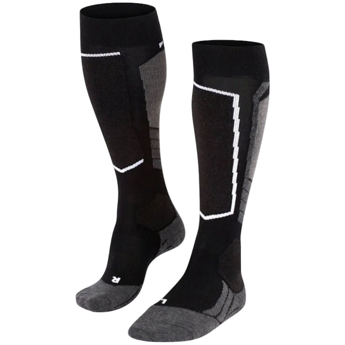 FALKE SK2 WOOL WOMEN socks - black/grey - FALKE - Evelostore