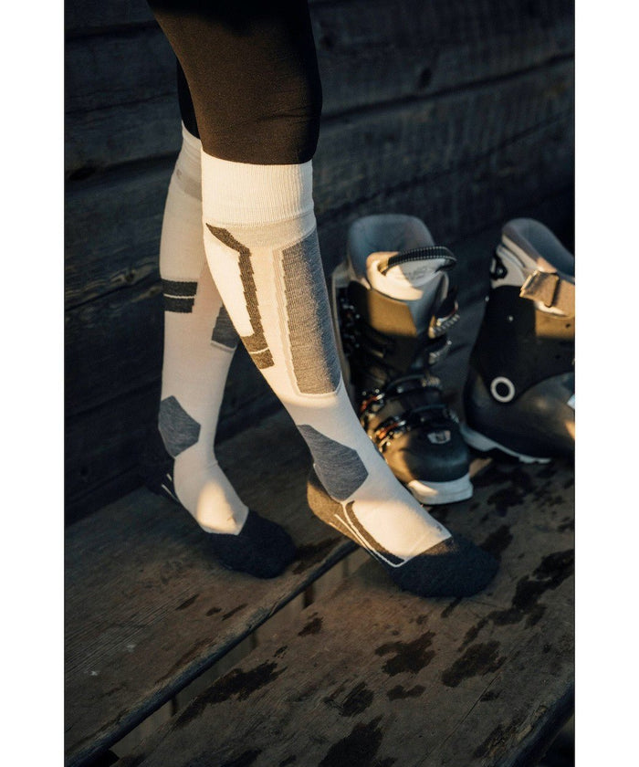 FALKE SK4 WOMEN socks - black/orange - FALKE - Evelostore