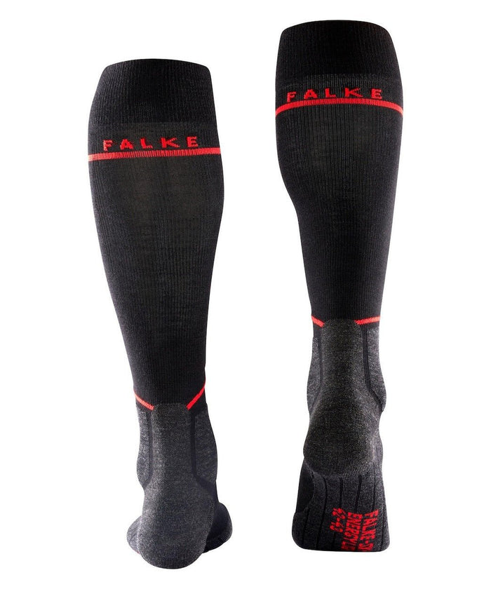 FALKE SK4 WOMEN socks - black/red - FALKE - Evelostore