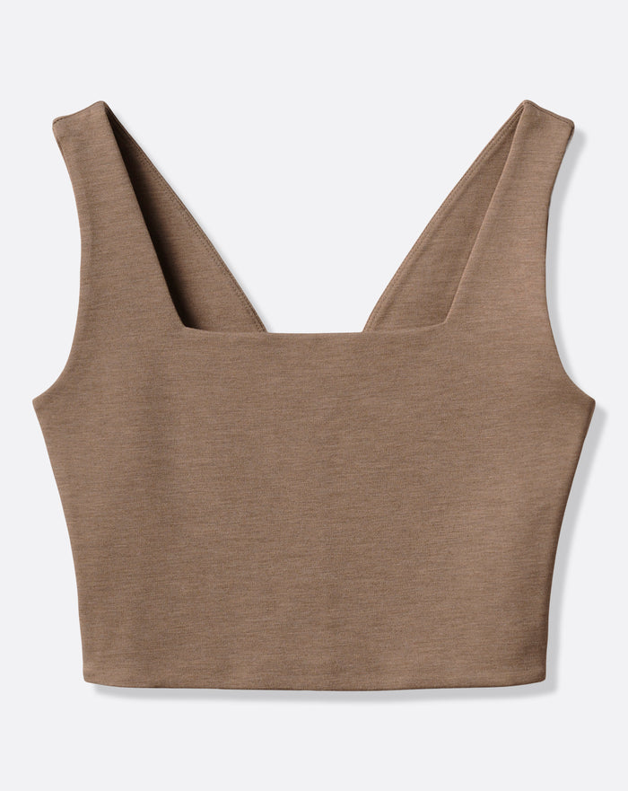Friday Doubleknit Square Neck Tank
