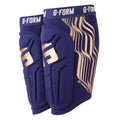 G - FORM V2 soccer shin guards (Adult) - navy/gold - G - FORM - Evelostore