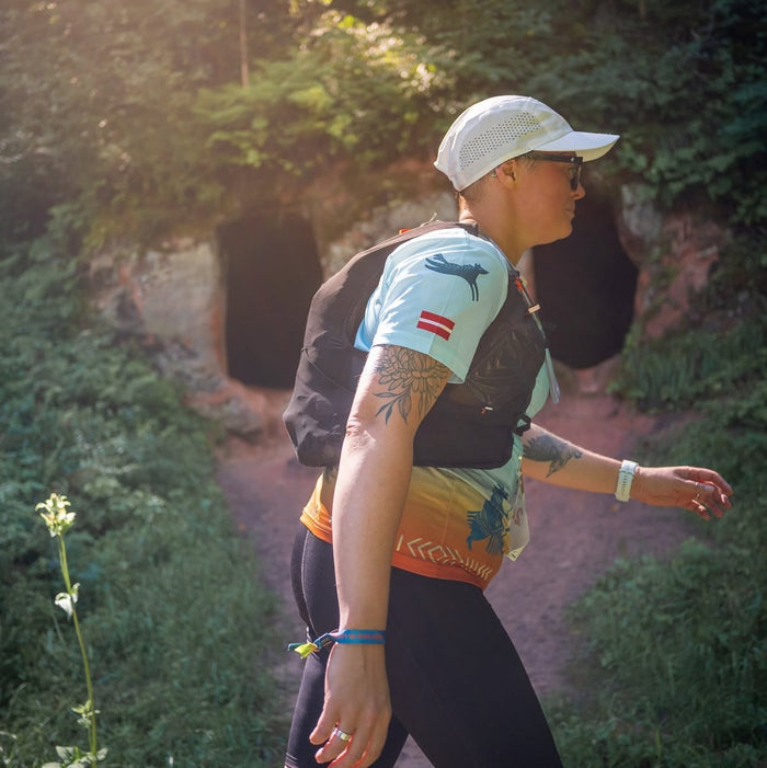 Gauja Trail by UTMB | Running T-Shirt - light blue/green