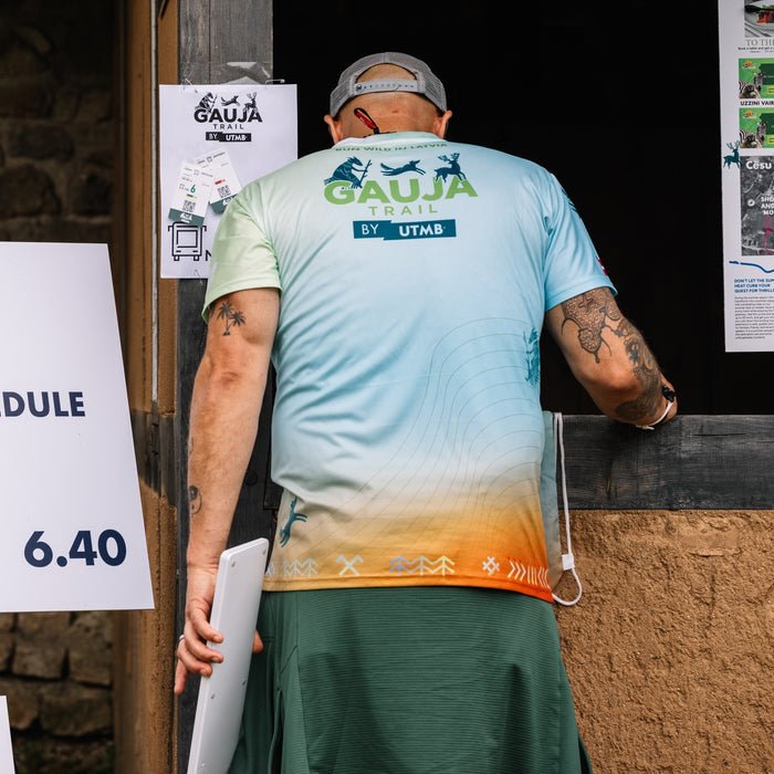 Gauja Trail by UTMB | Running T-Shirt - light blue/green