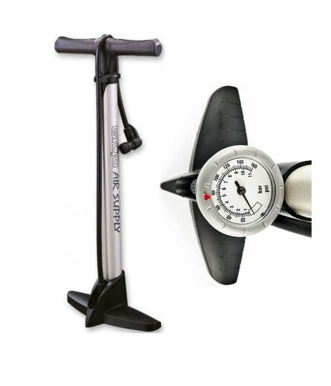 GIYO GF - 35P floor pump - beige - GIYO - Evelostore