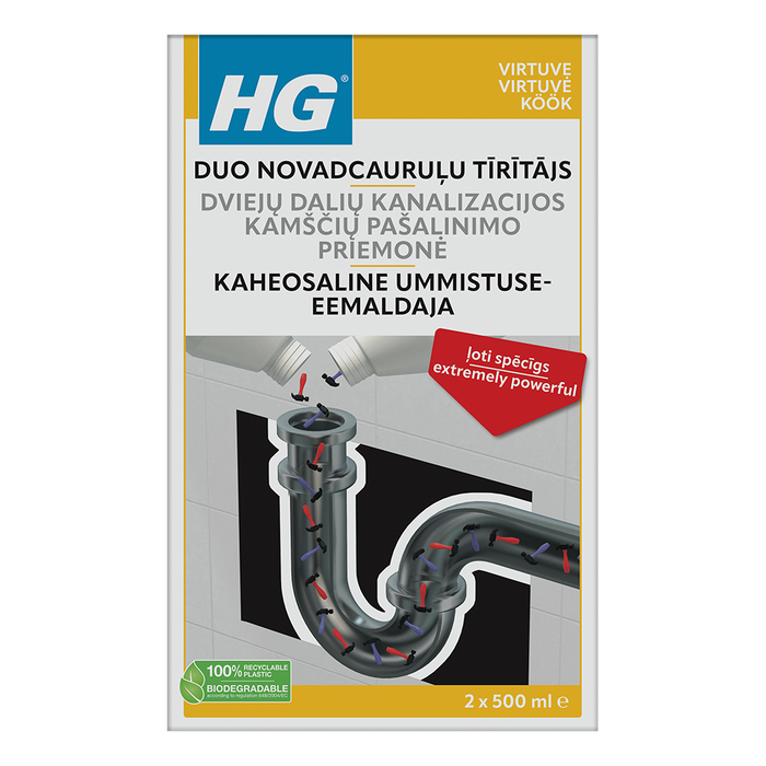 HG duo unblocker - 2x500 ml