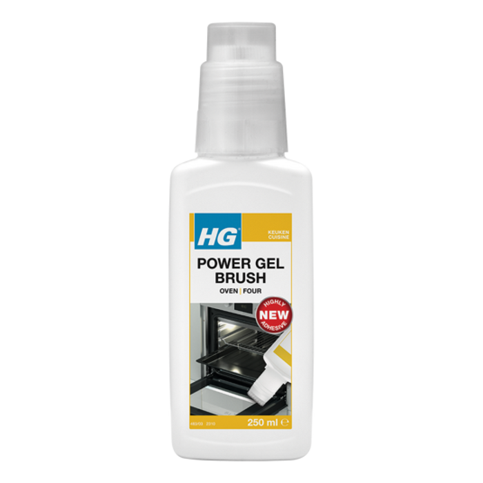 HG extra strength oven cleaning gel with brush - 250 ml