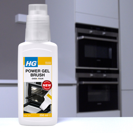 HG extra strength oven cleaning gel with brush - 250 ml