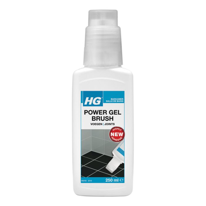 HG extra strength tile grout cleaning gel brush - 250ml