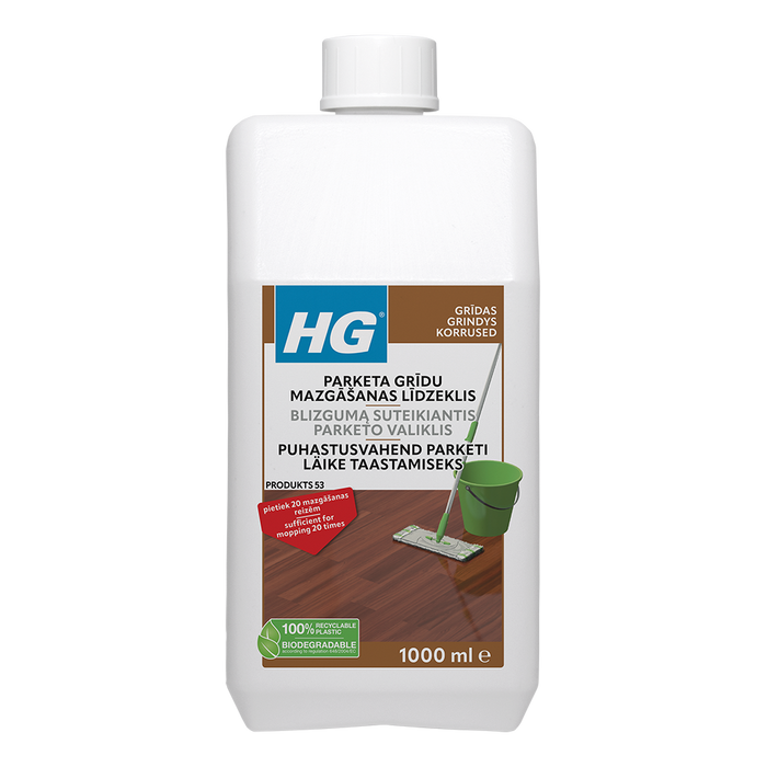 HG parquet cleaner shine restorer - 1L